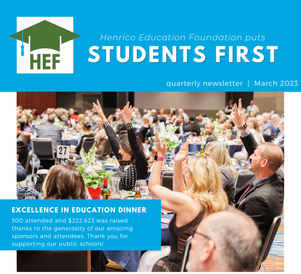 HEF's quarterly newsletter - March 2023