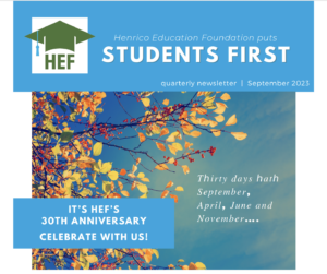 HEF's Quarterly Newsletter - September 2023