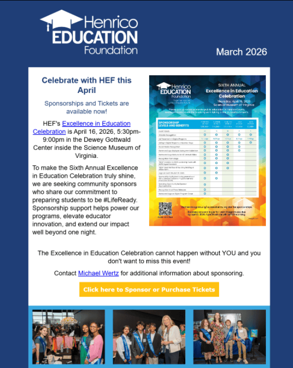 HEF March Newsletter 2026